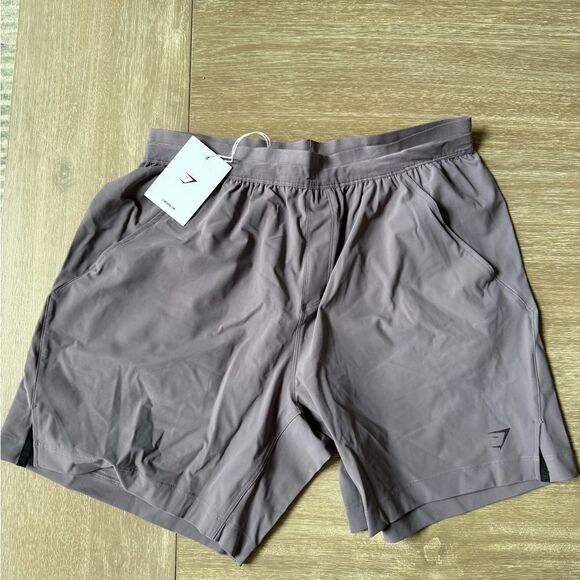 GYMSHARK STUDIO 6” SHORTS Size Medium in Purple NWT‎ IN PACKAGE - Picture 7 of 8